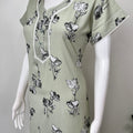 Green Premium Alpine Fabric Nightgown