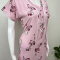 Baby Pink Alpine Fabric Nightgown Soft & Breathable