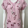 Baby Pink Alpine Fabric Nightgown Soft & Breathable
