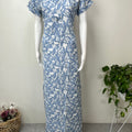 Sky Blue Alpine Fabric Elegant & Comfortable Nightgown