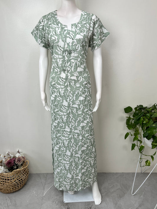 Green Soft & Breathable Alpine Nightgown