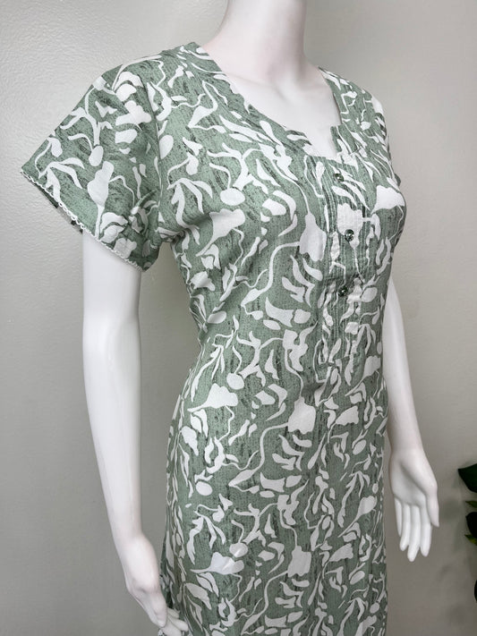 Green Soft & Breathable Alpine Nightgown