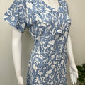 Sky Blue Alpine Fabric Elegant & Comfortable Nightgown