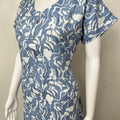 Sky Blue Alpine Fabric Elegant & Comfortable Nightgown