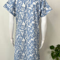 Sky Blue Alpine Fabric Elegant & Comfortable Nightgown