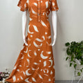 Orange Umbrella Style Nighty for Women