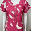 Pink Frock Style Alpine Fabric Nighty Soft & Breathable