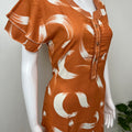 Orange Umbrella Style Nighty for Women
