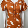 Orange Umbrella Style Nighty for Women