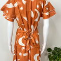 Orange Umbrella Style Nighty for Women