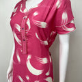 Pink Frock Style Alpine Fabric Nighty Soft & Breathable