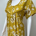 Yellow Soft & Breathable Alpine Nightgown Perfect for All Seasons
