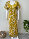 Yellow Soft & Breathable Alpine Nightgown Perfect for All Seasons