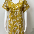 Yellow Soft & Breathable Alpine Nightgown Perfect for All Seasons