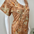 Pleated Alpine Fabric Soft & Breathable Nightgown