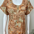 Pleated Alpine Fabric Soft & Breathable Nightgown