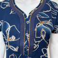 Royal Blue Soft & Breathable Alpine Fabric Nightgown