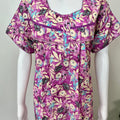 Pink Floral Printed Alpine Nightgown