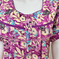 Pink Floral Printed Alpine Nightgown