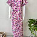 Pink Floral Printed Alpine Nightgown