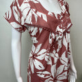 Floral Printed Alpine Fabric Women's Nighty