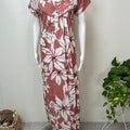 Floral Printed Alpine Fabric Women's Nighty