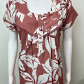 Floral Printed Alpine Fabric Women's Nighty