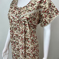 Cream Soft & Breathable Alpine Fabric Nightgown