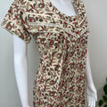 Cream Soft & Breathable Alpine Fabric Nightgown