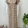 Cream Soft & Breathable Alpine Fabric Nightgown