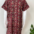 Pleated Style Alpine Fabric Women's Nighty