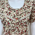Cream Soft & Breathable Alpine Fabric Nightgown
