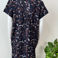 Navy Blue Soft & Breathable Alpine Fabric Nightgown