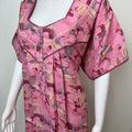 Baby Pink Alpine Fabric Nightgown Elegant & Long-Lasting