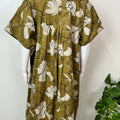 Olive Green Soft & Breathable Alpine Fabric Nightgown