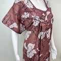 Brown Stone Printed Alpine Fabric Nightgown