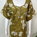 Olive Green Soft & Breathable Alpine Fabric Nightgown
