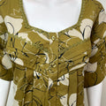 Olive Green Soft & Breathable Alpine Fabric Nightgown
