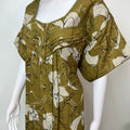 Olive Green Soft & Breathable Alpine Fabric Nightgown
