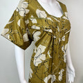 Olive Green Soft & Breathable Alpine Fabric Nightgown