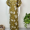 Olive Green Soft & Breathable Alpine Fabric Nightgown