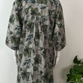 Green Alpine Fabric 3/4th Sleeves Nightgown