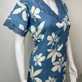 Blue Soft & Breathable Nighty Elegant & Long-Lastin