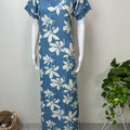 Blue Soft & Breathable Nighty Elegant & Long-Lastin