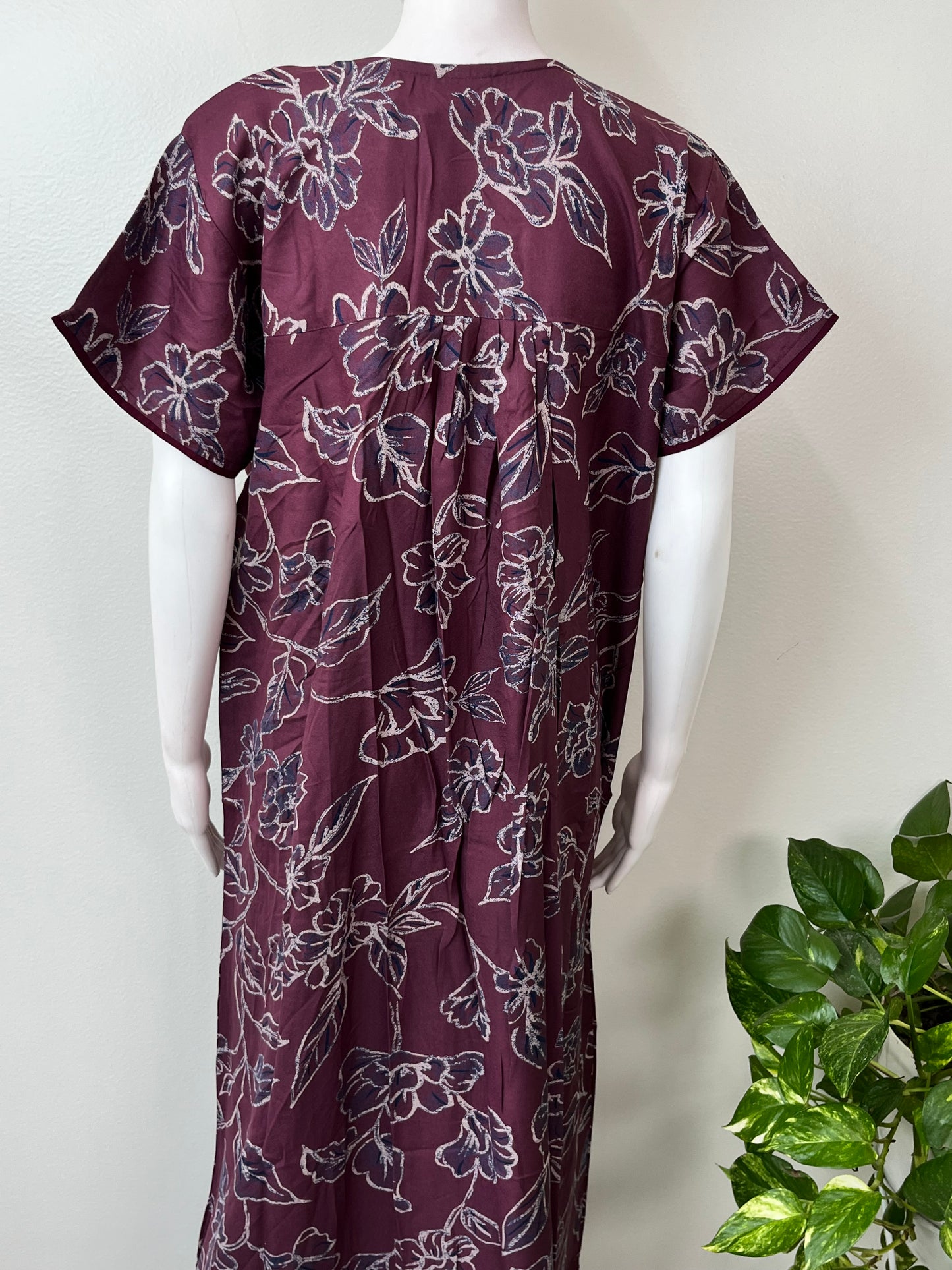 Purple Premium Alpine Fabric Nightgown