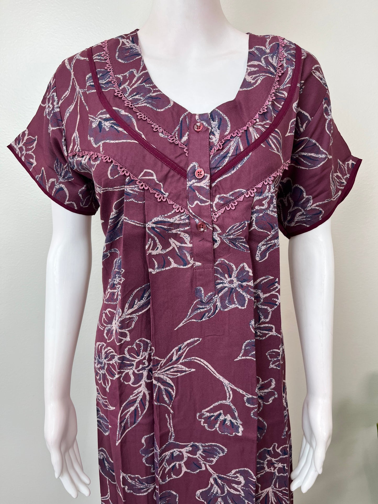 Purple Premium Alpine Fabric Nightgown