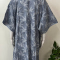 Sky Blue Pleated Style Alpine Fabric Nighty