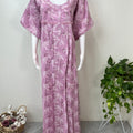 Baby Pink Printed Alpine Nightgown for Women