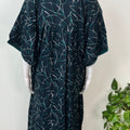 Teal Digital Print Alpine Fabric Nightgown