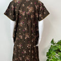 Floral Printed Alpine Fabric Nighty for Women